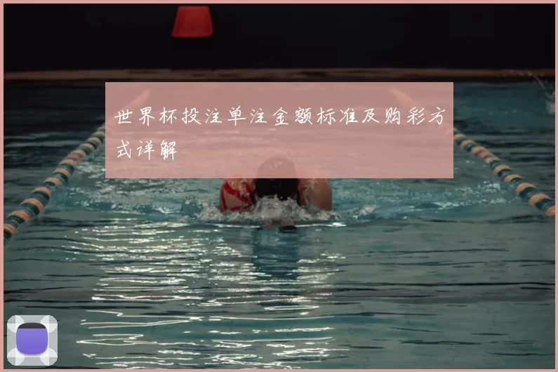 世界杯投注单注金额标准及购彩方式详解